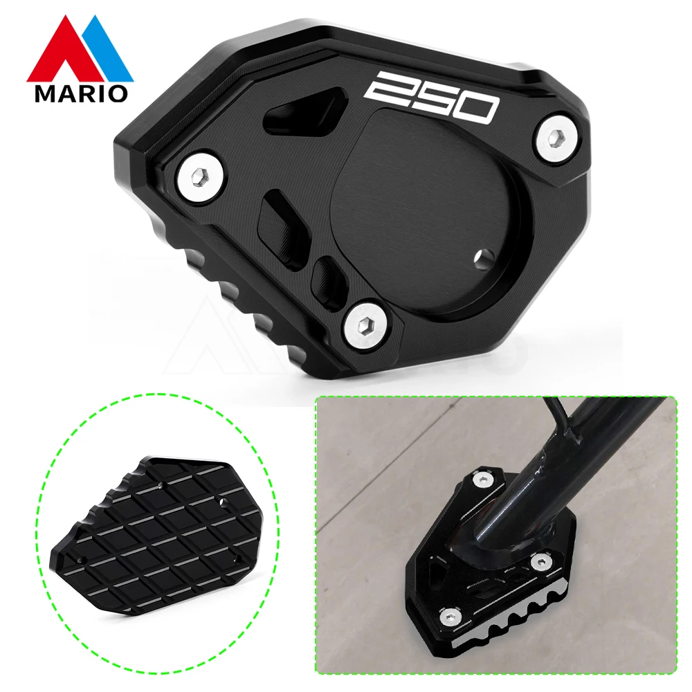 

Motorcycle CNC Aluminum Kickstand Side Stand Foot Enlarge Extension For DUKE 250 Duke 250 2024 2025