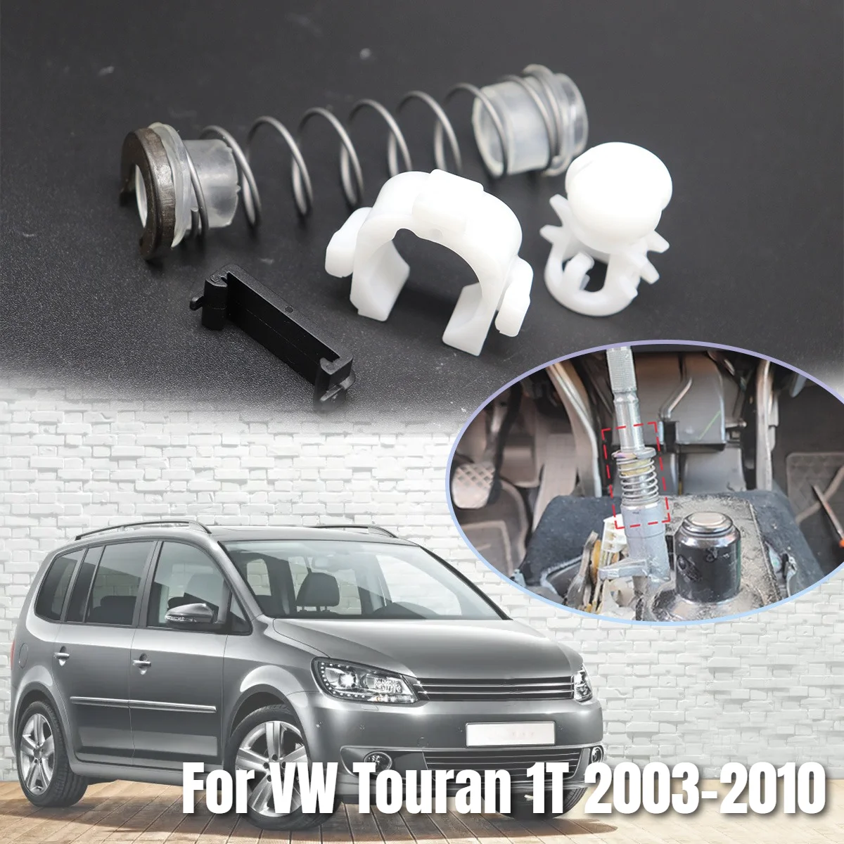 Manual Gear Stick Linkage End Rebuild | Gear Shifter Selector Lever Shaft Spring Bushing Shift For VW Touran 1T 2003 2004-2010
