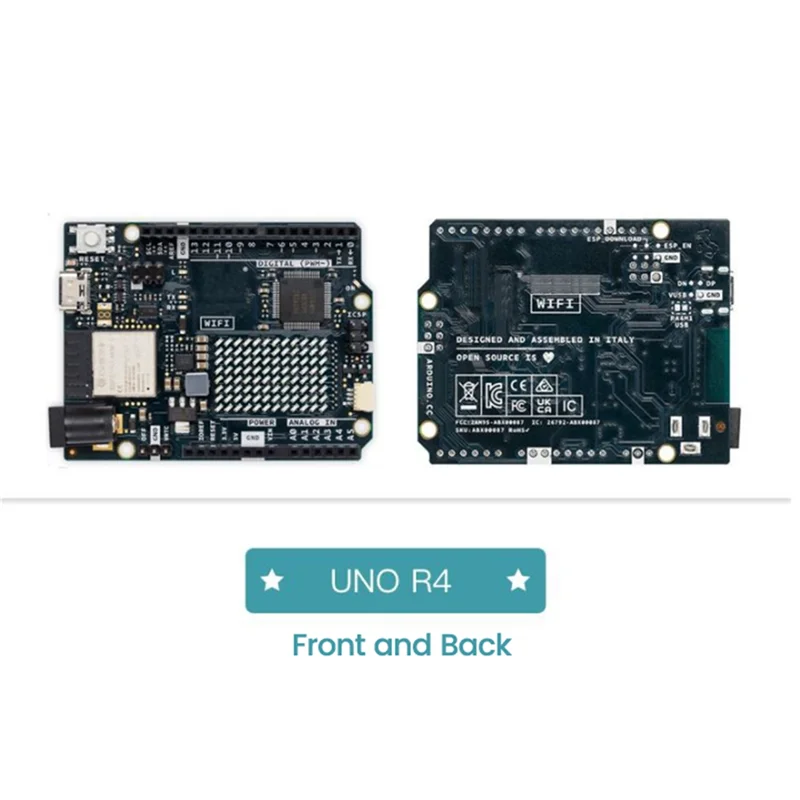 Picture 5: ABZW For Arduino UNO R4 Wifi Version Controller For DIY Projects& Robotics Suitable For UNO R4 Programming Development Board Ide
