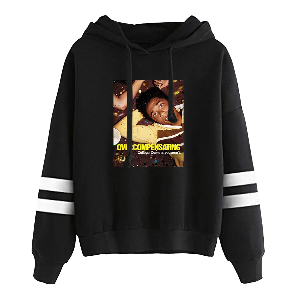 

Overcompensating Pullovers Unisex Fashion 2025 Pocketless Parallel Bars Sleeve Streetwear