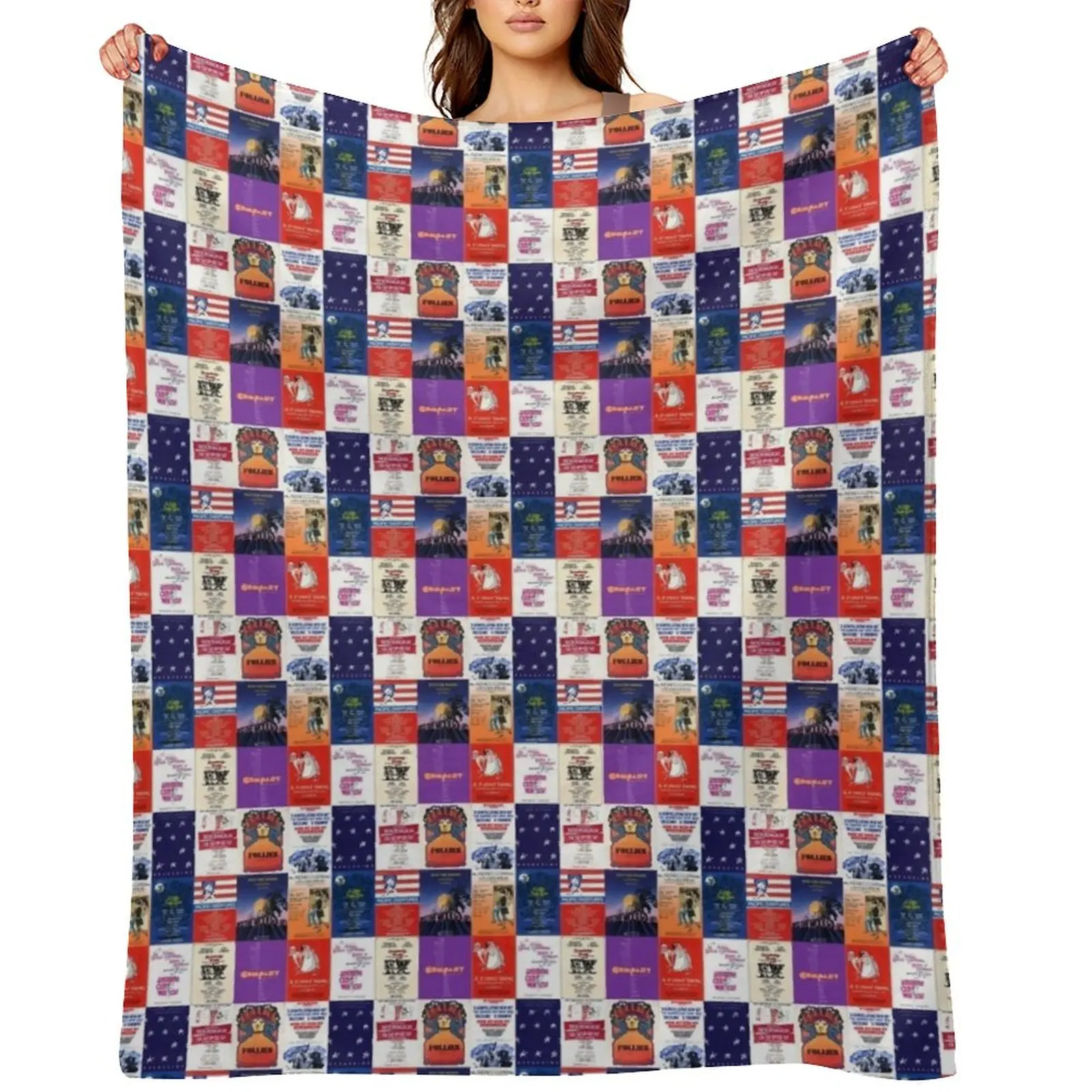 

Sondheim Shows Throw Blanket heavy to sleep Soft Summer Blankets