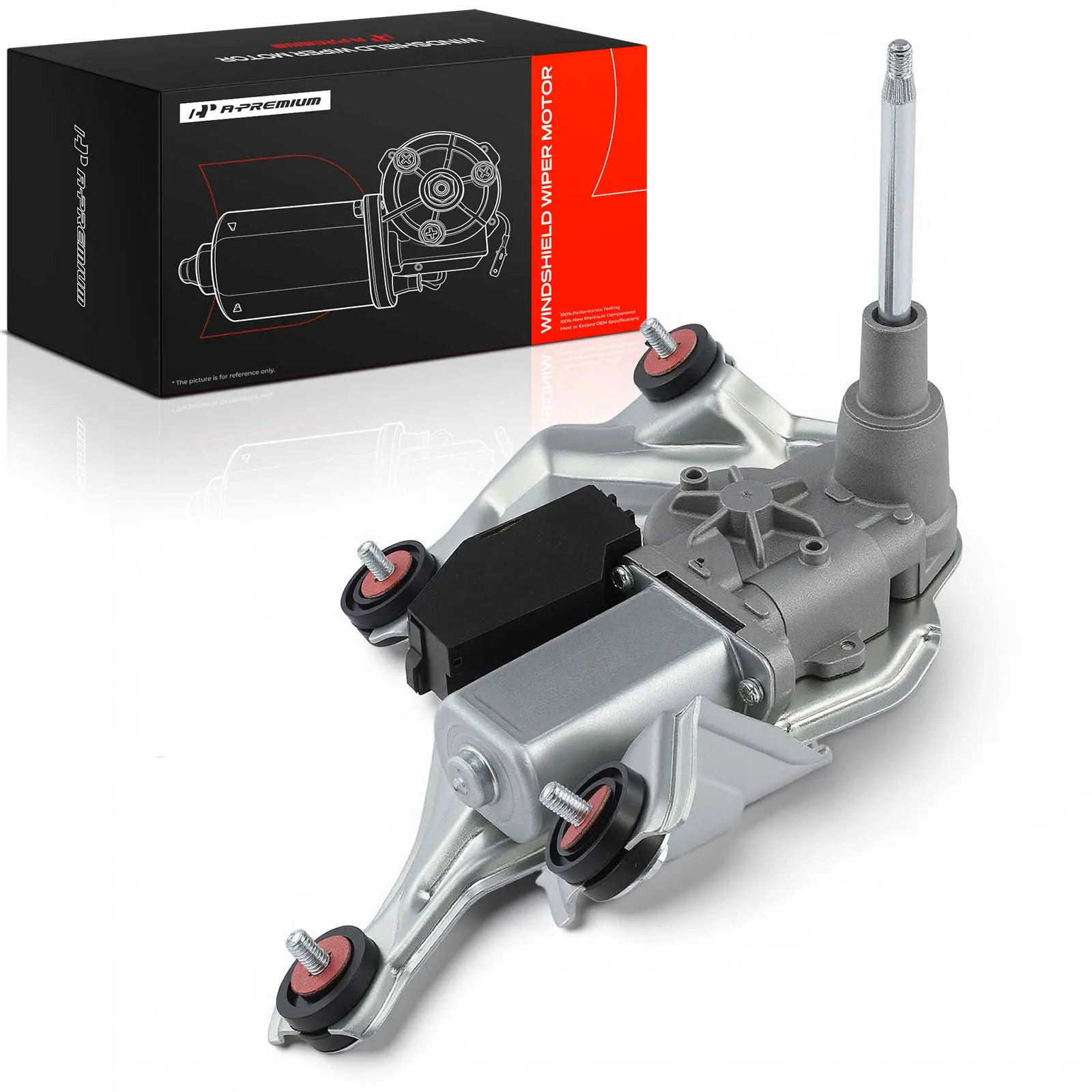 A-Premium Rear Windshield Wiper Motor w/ Fixed Rear Window for Toyota Highlander 2008-2013