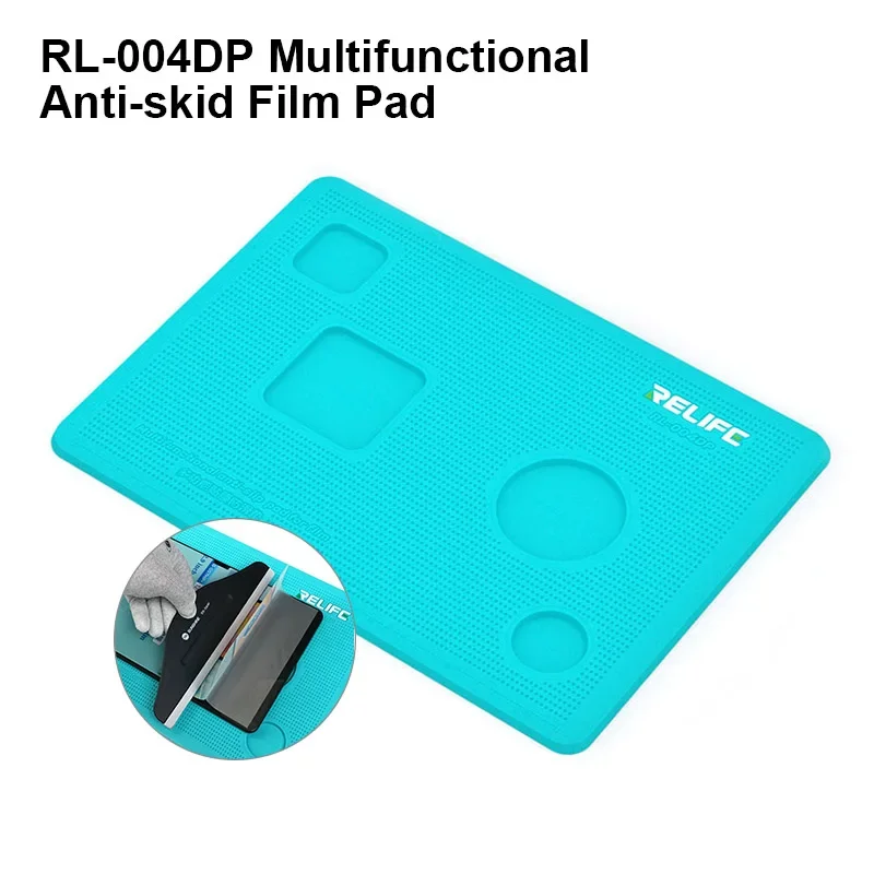 RELIFE RL-004DP Multifunctional Anti-skid Film Flat Pad for Phone Tablet Camera protection Card Slot Silicone Protective Mat