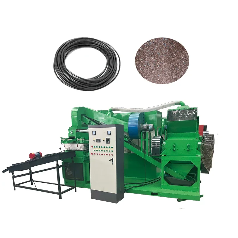 Miracle Automatic Scrap Metal Shredders Electric Cable Recycling Equipment for Granlue Small Copper Wire Granulator Machine