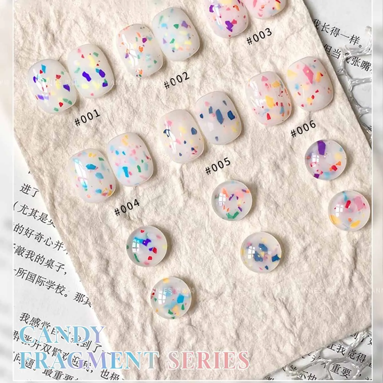 MIANEL 12ML 2026 New Trending Candy Shard Gel Polish: Macaron Glitter Sequins, Specialized for Professional Manicure