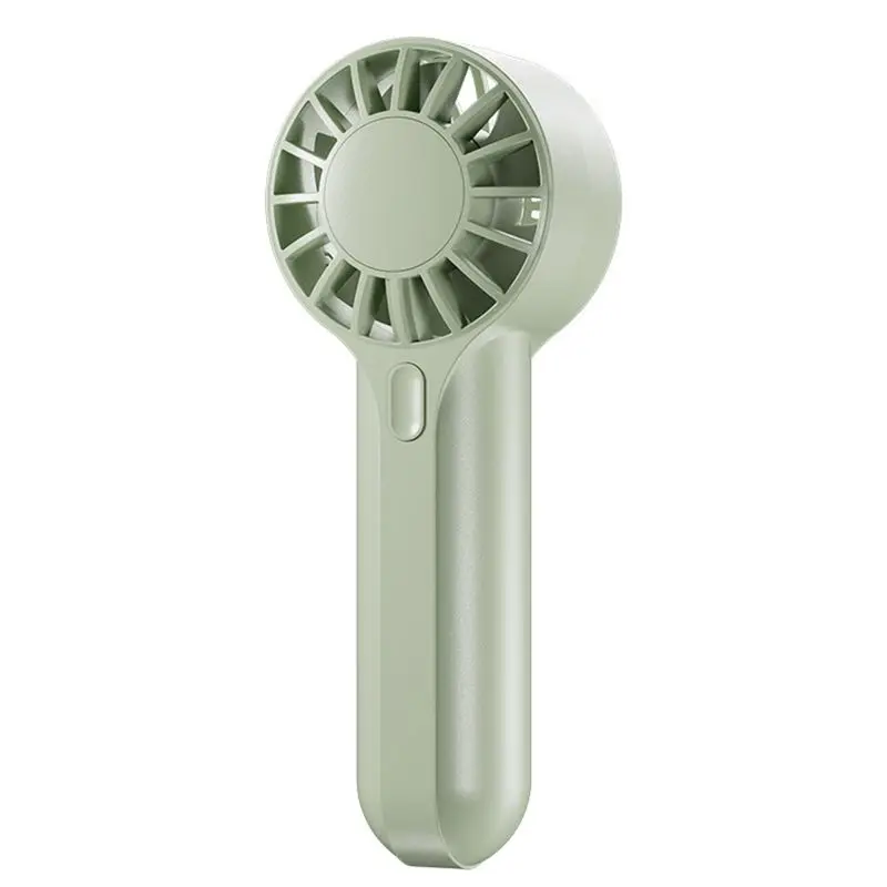 TAIGH-USB Rechargeable Mini Portable Fan Powerful Wind Handheld And Desktop Outdoor Cooling Fan Portable Fan Green