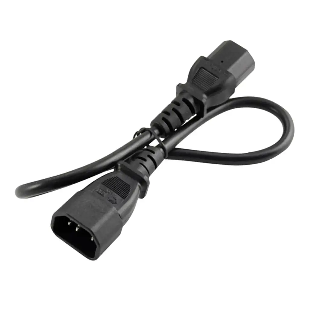 0.5m IEC 320 C14 to C13 Power Extension Cord for PC PDU UPS DJ Stage Light