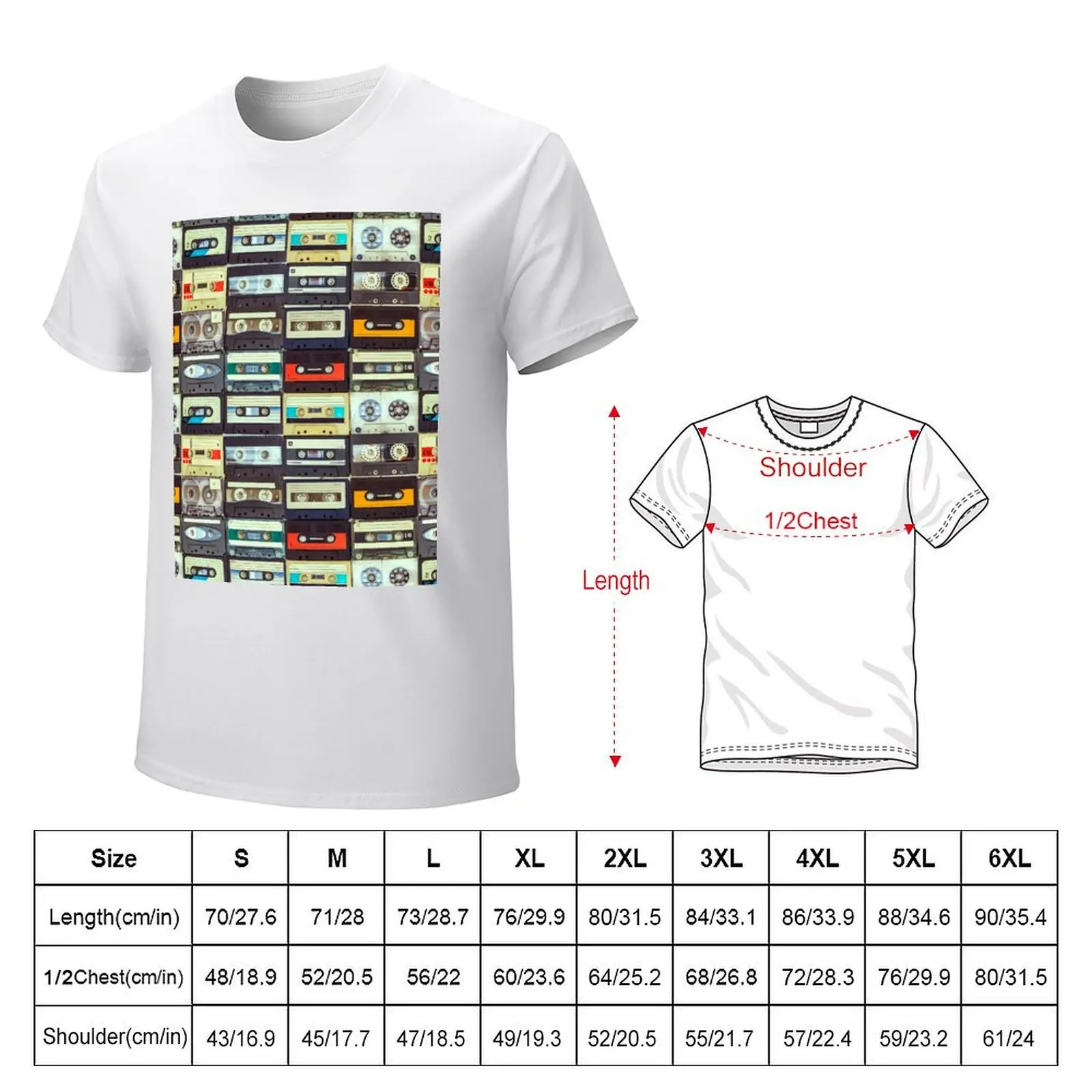 Cassettes T-shirt graphics funnys sublime plain t shirts men