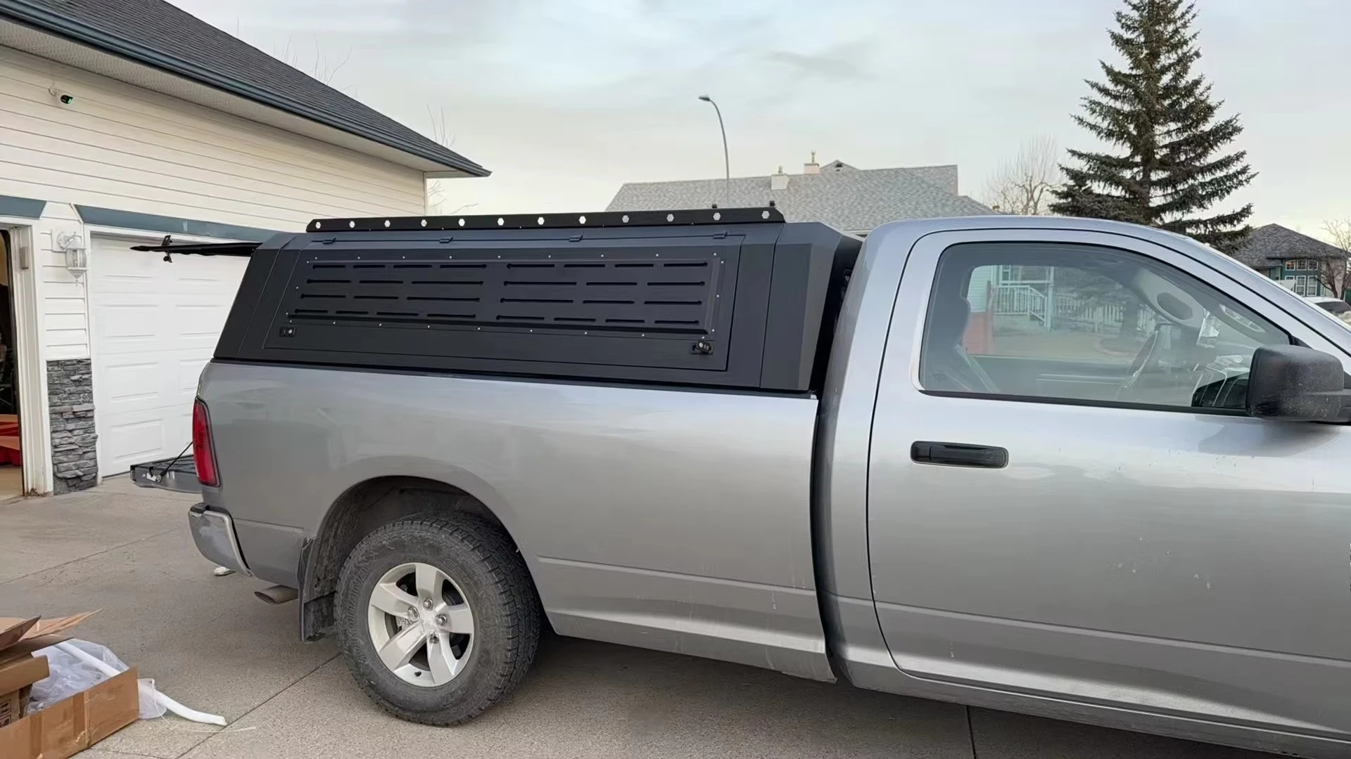 Factory Direct 4x4 Offroad Aluminum Canopy Waterproof Dustproof Canopy for dodge ram Single Cab 2022+