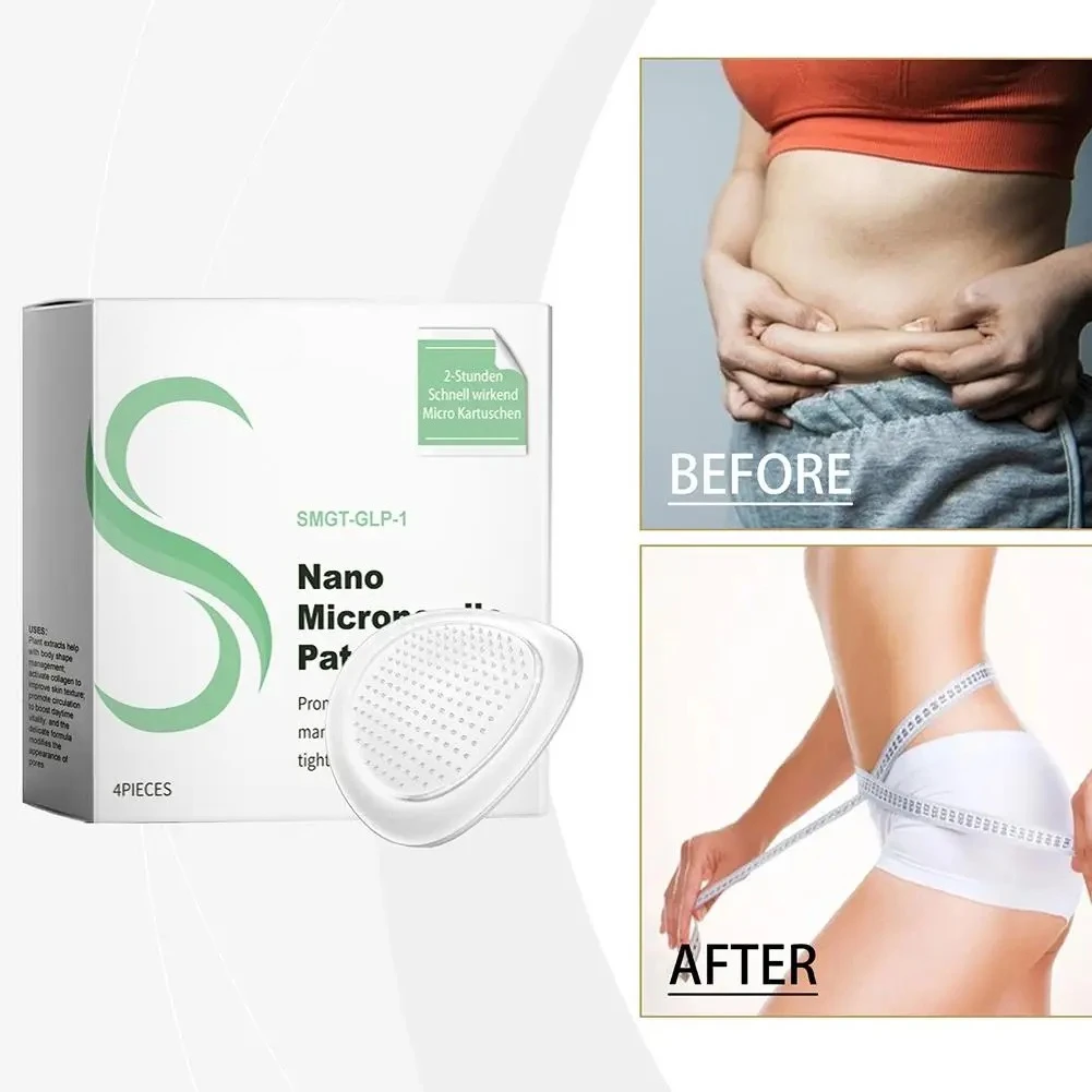 Nano microneedle skin care patch ultra-thin unisex body patch, suitable for the abdomen, thighs, and arms