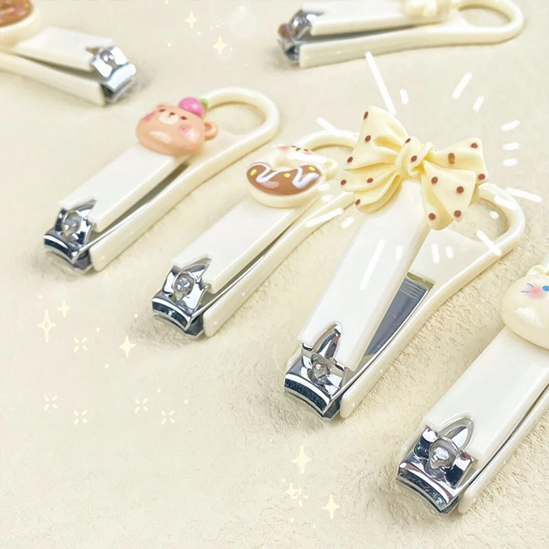 Cute Cartoon Nail Clippers Convenient Portable Student Home Nail Clippers Stainless Steel Nail Clippers Manicure Tools