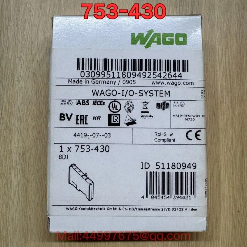

Совершенно новый модуль ПЛК 753-430