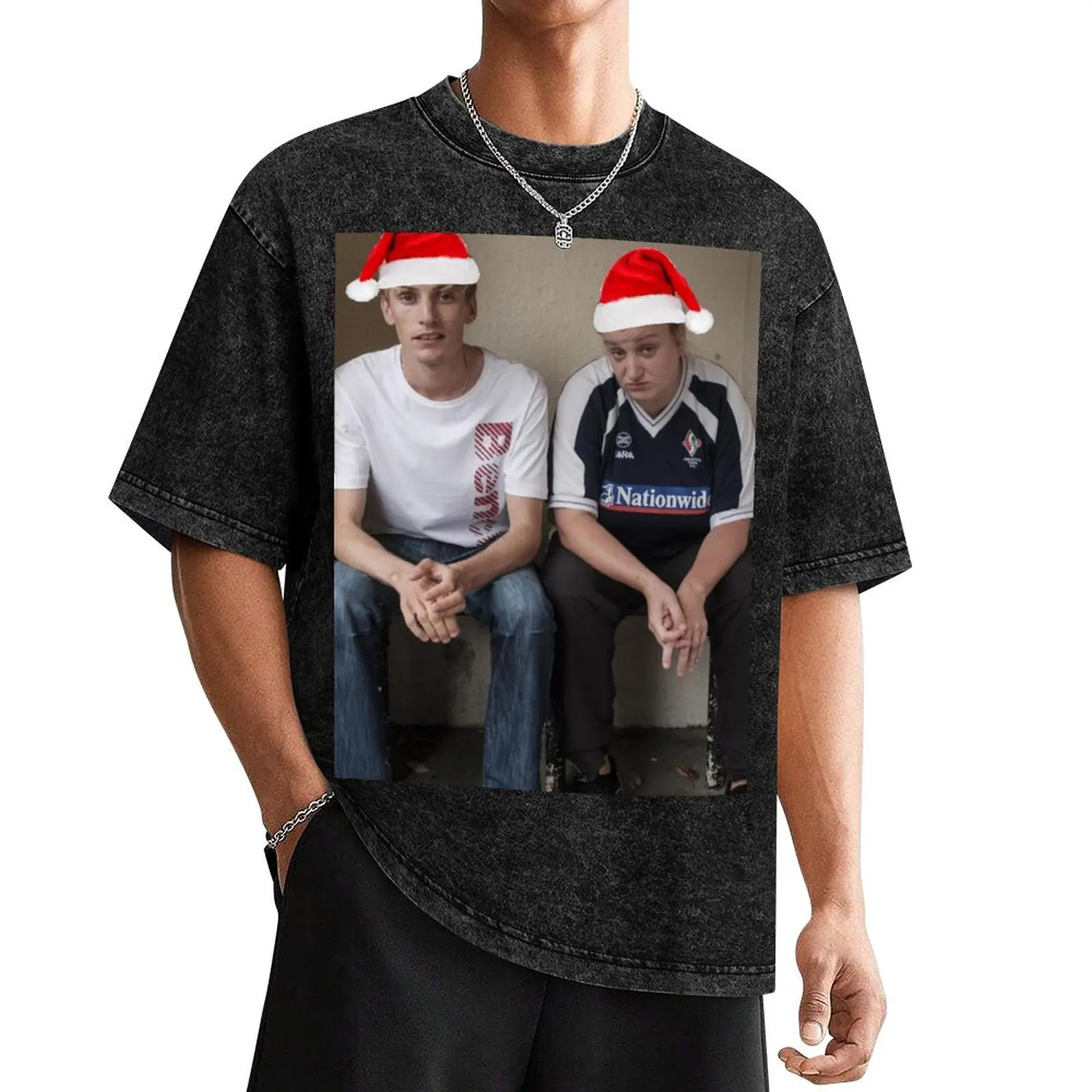 christmas with kerry and kurtan T-Shirt oversized anime figures anime stuff sports fans cotton t shirt men