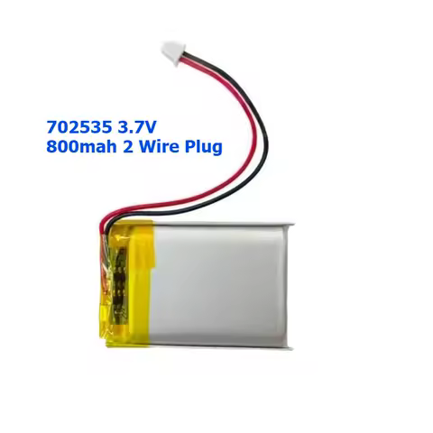 For 3.7V Rechargeable Lithium Battery 702535 Battery Cell Bluetooth Earphones Driving Recorder Tire Pressure Battery