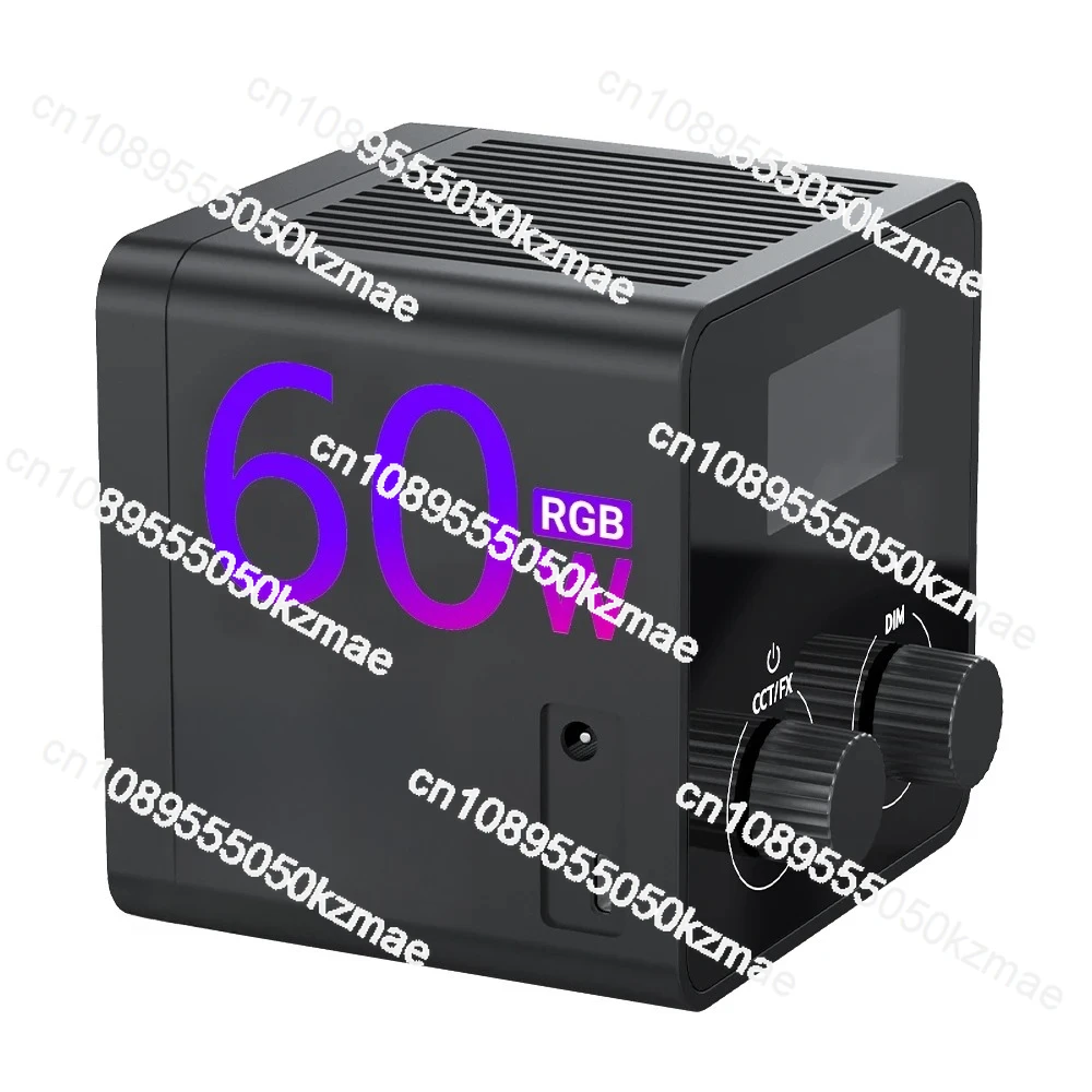 60W RGB LED Video Light | 2500-6500K, 13400mAh (Professional Audio-Visual Lighting)