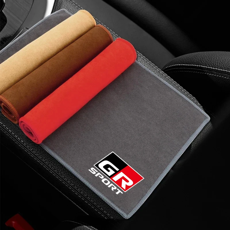

Microfiber Towel Car Logo Cleaning Cloth Car Wash Accessories For Toyota Caldina CHR Auris Rav4 Cruiser Prius Tacoma Raize Voxy