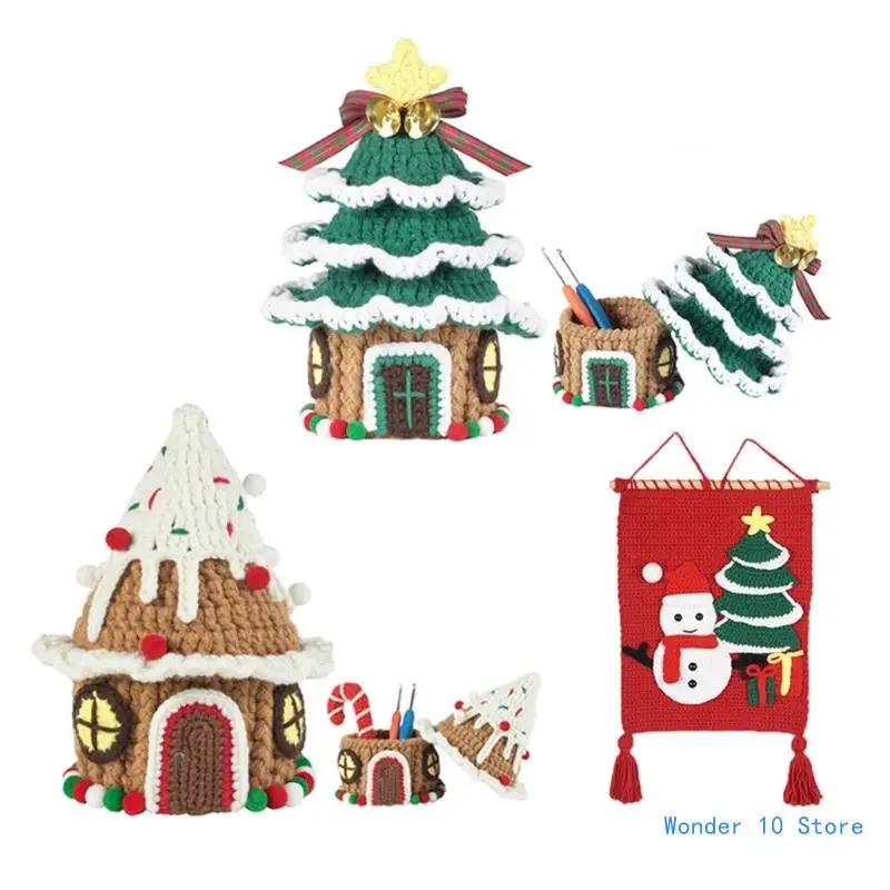 

Christmas Crochet Kits to Animal Beginner Crochet Kits Adults Kids Knitting Kits