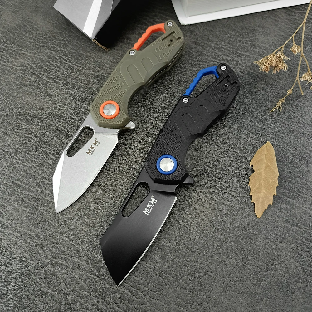 MKM-Maniago F0332 Foldable Hunting EDC Pocket Knife 8Cr13Mov Blade Survival Camping Folding Knife Nylon Fiber Handle Multitools