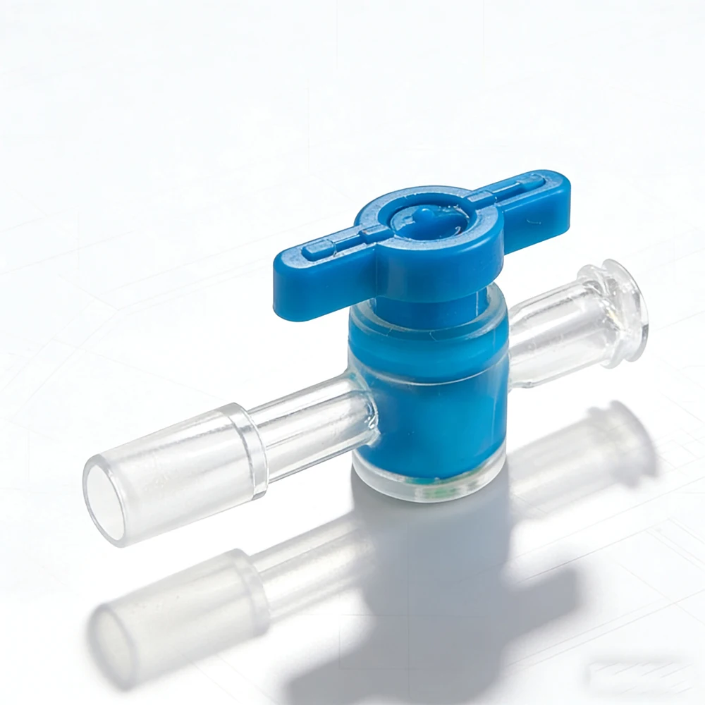 

10PCS Plastic Stopcock Valve Non-Destructive Easy to Use for All Users Plastic Stopcock Valve