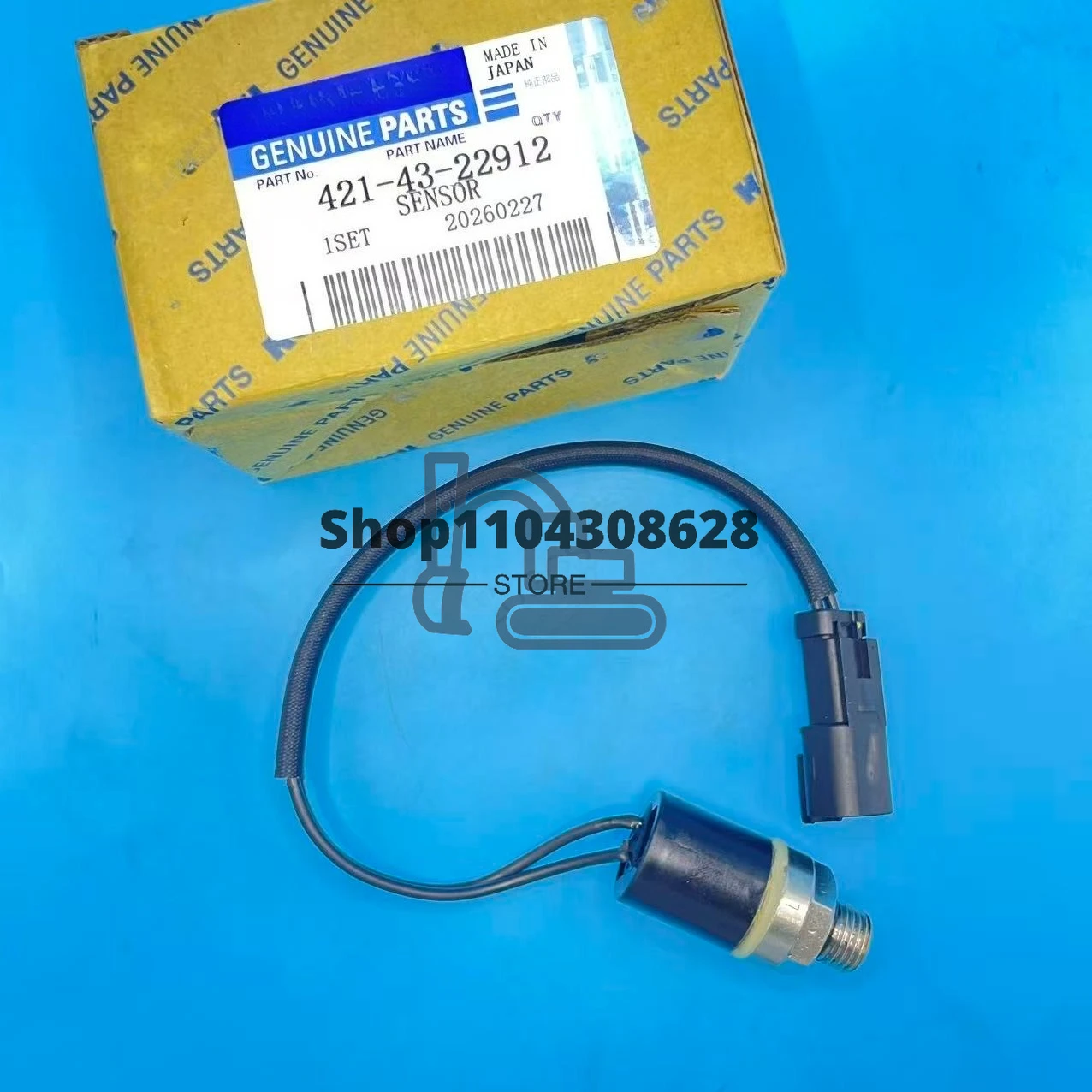 

Датчик давления 421-43-22912 (663-5545, 6635545, 4214322912) для экскаваторов и погрузчиков WA380, PC200-8