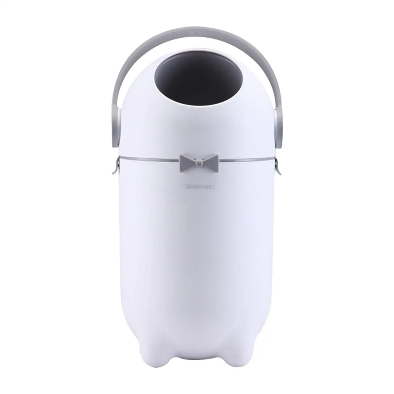 15 L Diaper Trash Can with Lid Modern Wastebasket Lightweight Waste Basket for Bathroom Household Dining Room Hotel Apartment