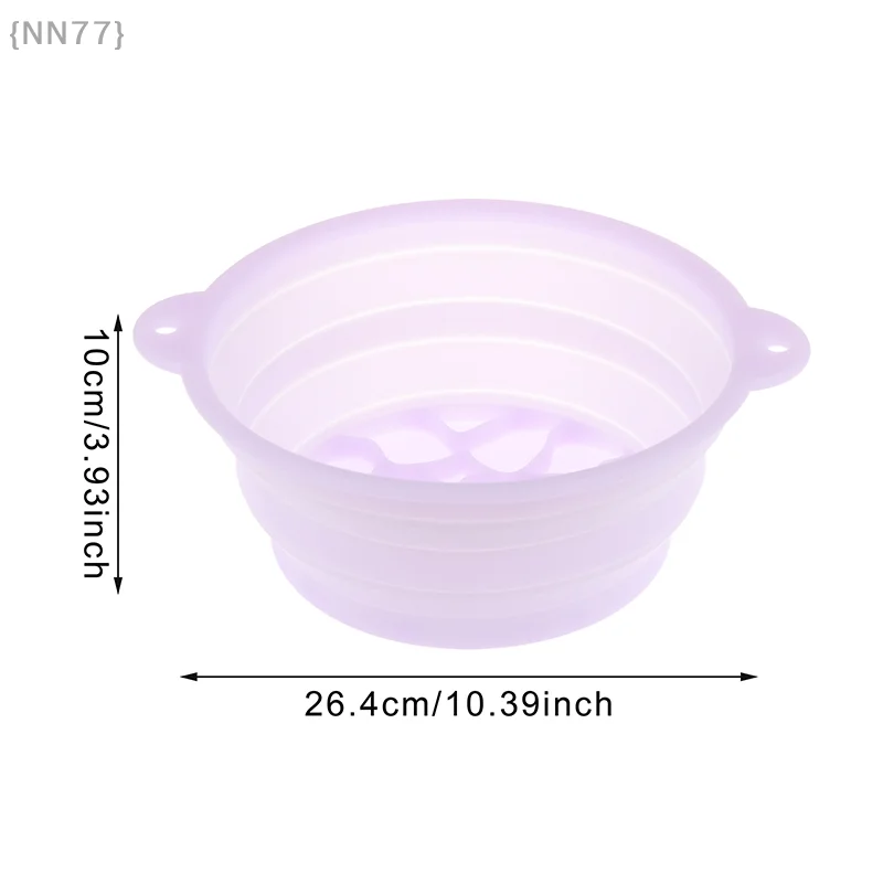 1 Pcs Foldable Face Ice Bath Bowl Facials Plunge Wash Basin Silicone Portable Travel Home Skincare Ice Facials Bath