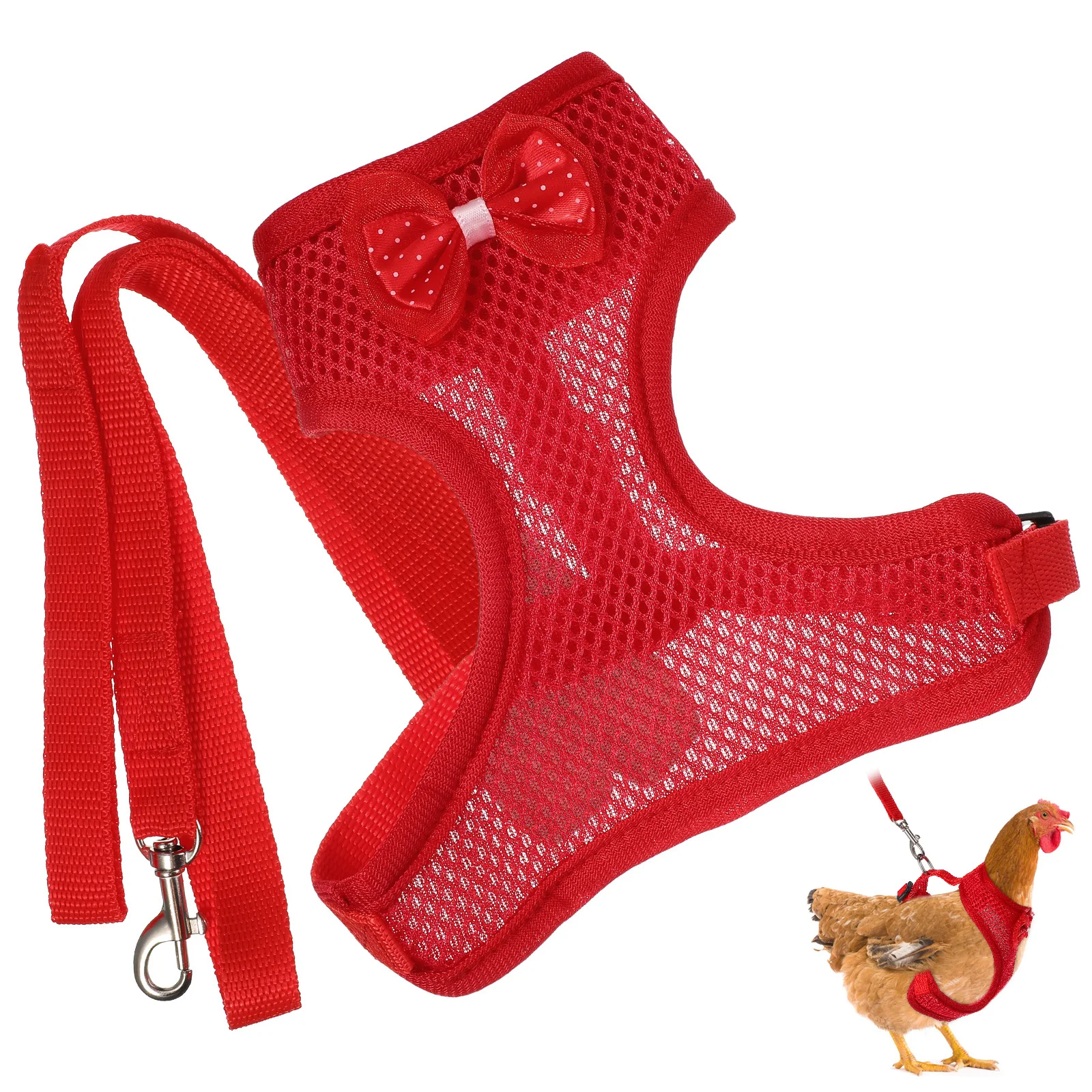 

1Set Pet Rooster Traction Rope Chicken Leash Easy Control Distance Outdoor Activities Durable Rooster Harness Hen Pulling Rope