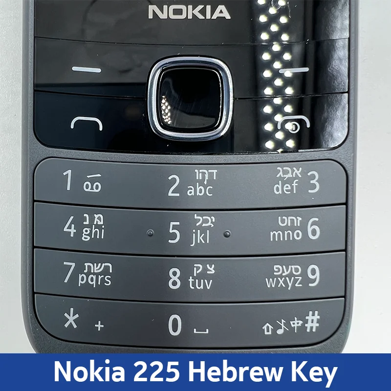 Nokia 215/225 4G Mobile Phone Dual SIM Bluetooth FM Radio 1150mAh Feature button Phone Hebrew Keyboard New And Original 100%