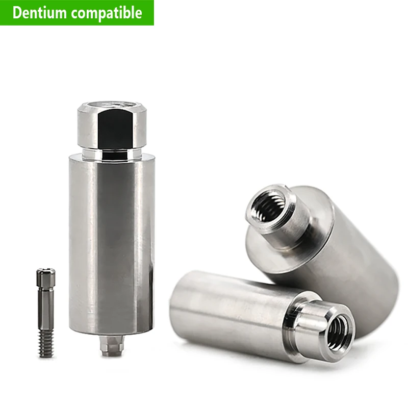 Dentium Compatible Pre‑Milled Abutment Blank, CAD CAM Grade 5 Titanium Premill Blank, Arum System Dental Implant Abutment Blank