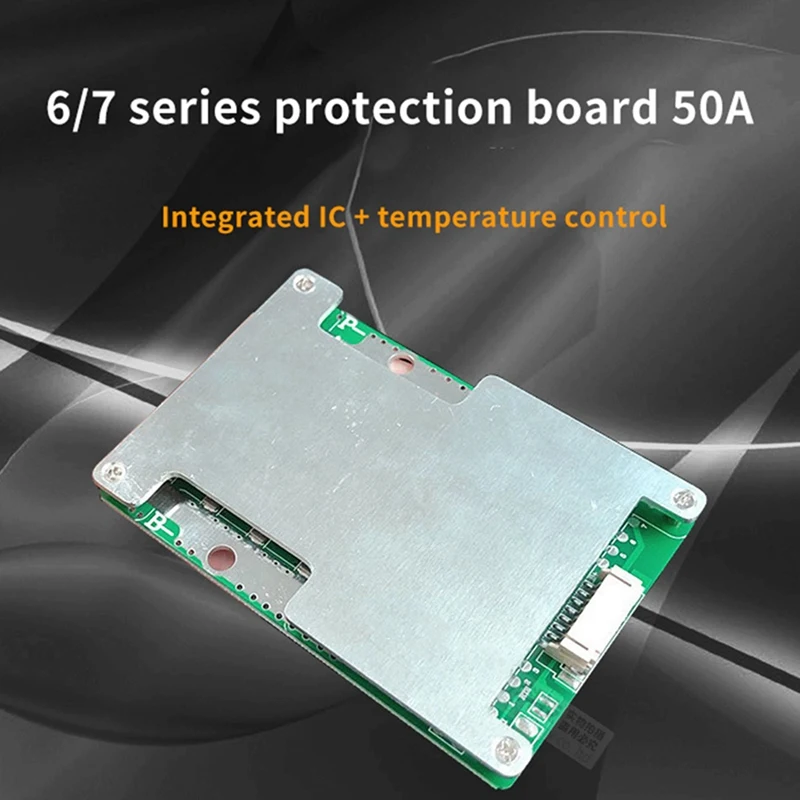 3X 6S 24V 50A BMS Lithium Battery Charger Protection Board With Power Battery Balance/Enhance PCB Protection Board