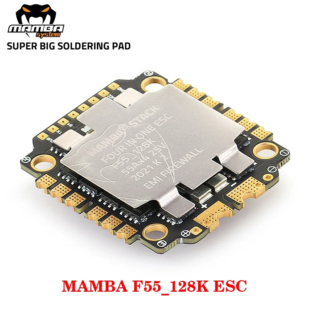 DIATONE MAMBA F55 / F65_128K AM32 4in1 ESC Dshot 300-600-1200 Installation 30.5x30.5mm / M3 4-6S For RC FPV Racing Drone Parts thumbnail 3