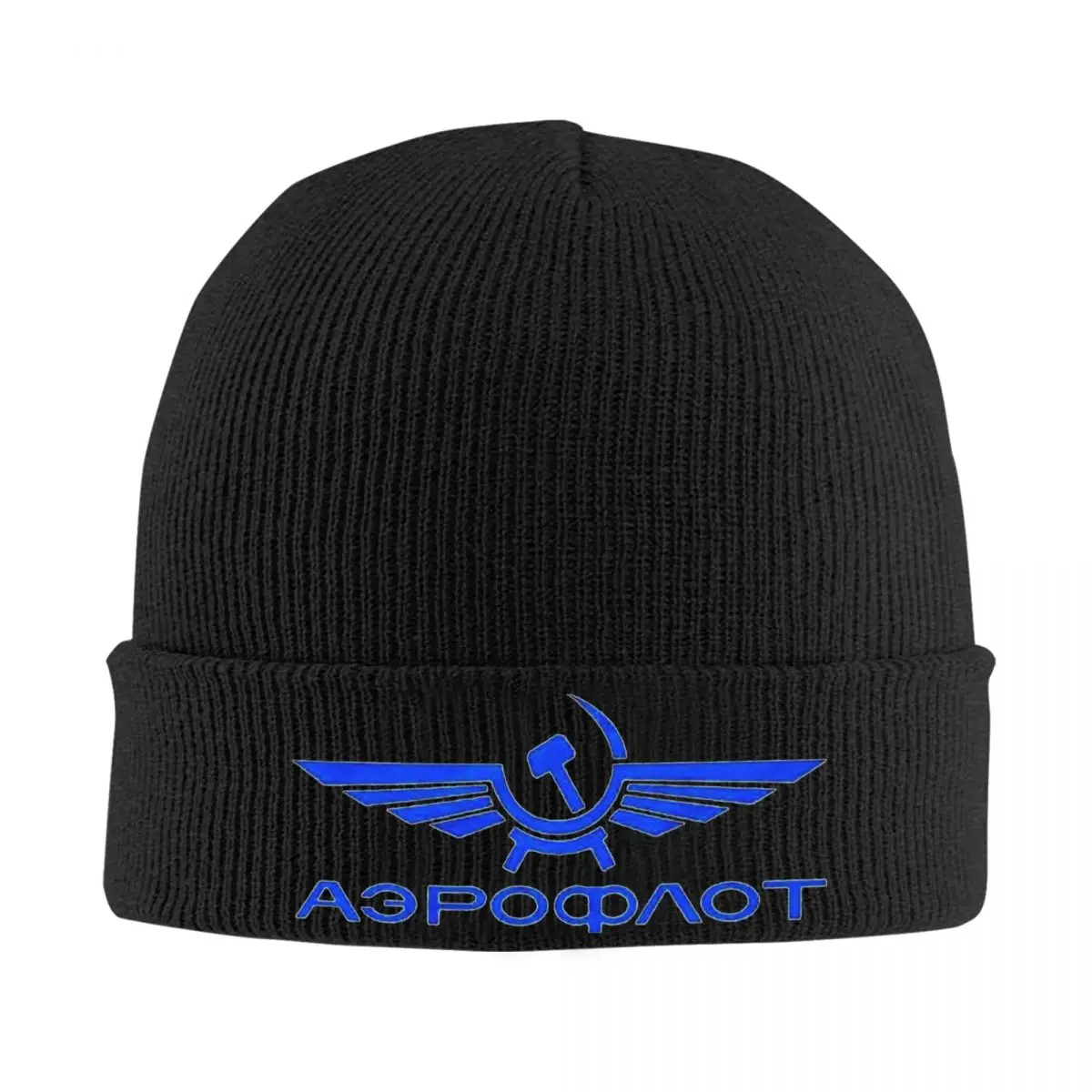 Aeroflot Beanie Hats Russian Airline Hip Hop Caps Men Women Outdoor Sport Knitting Hat Spring Design Warm Beanie Hat