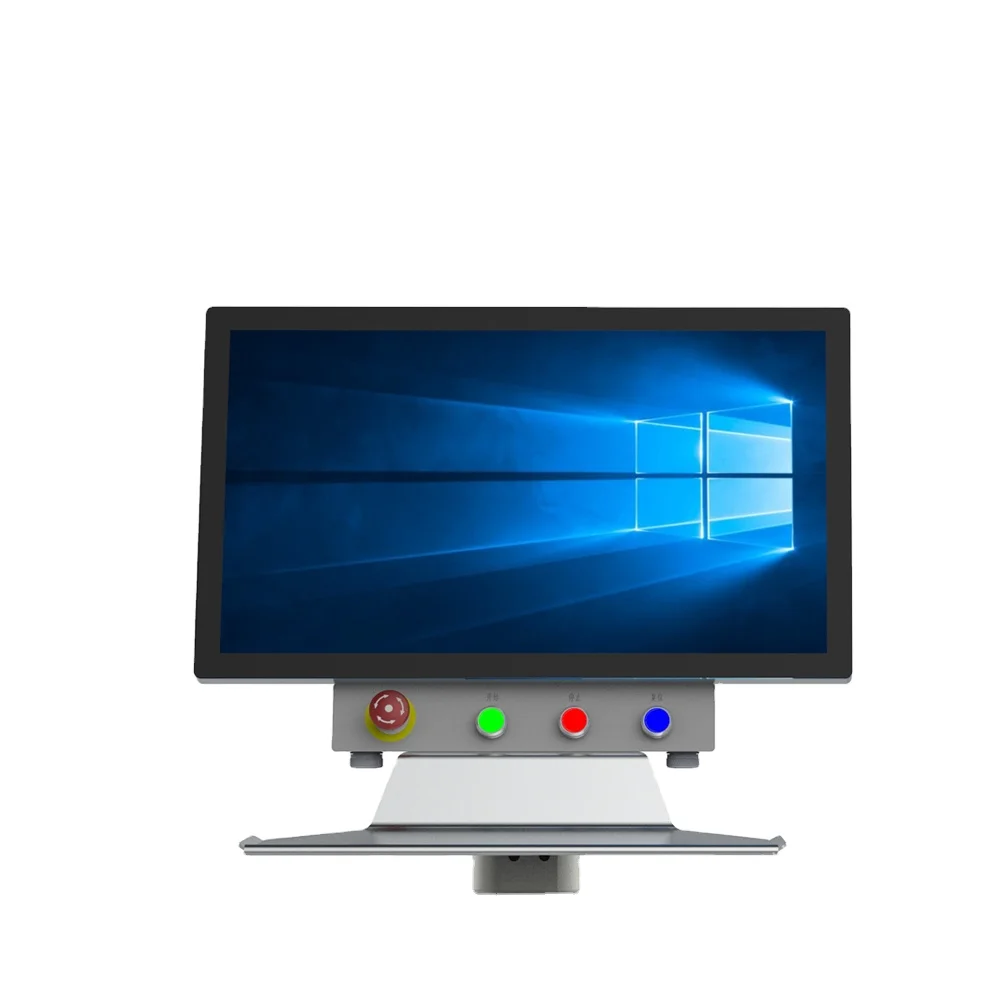 21.5 Inch Fanless Mounted Industrial Panel PC Industrial Computer Flat Capacitive All in One PC Industrial Touch Screen Panel PC