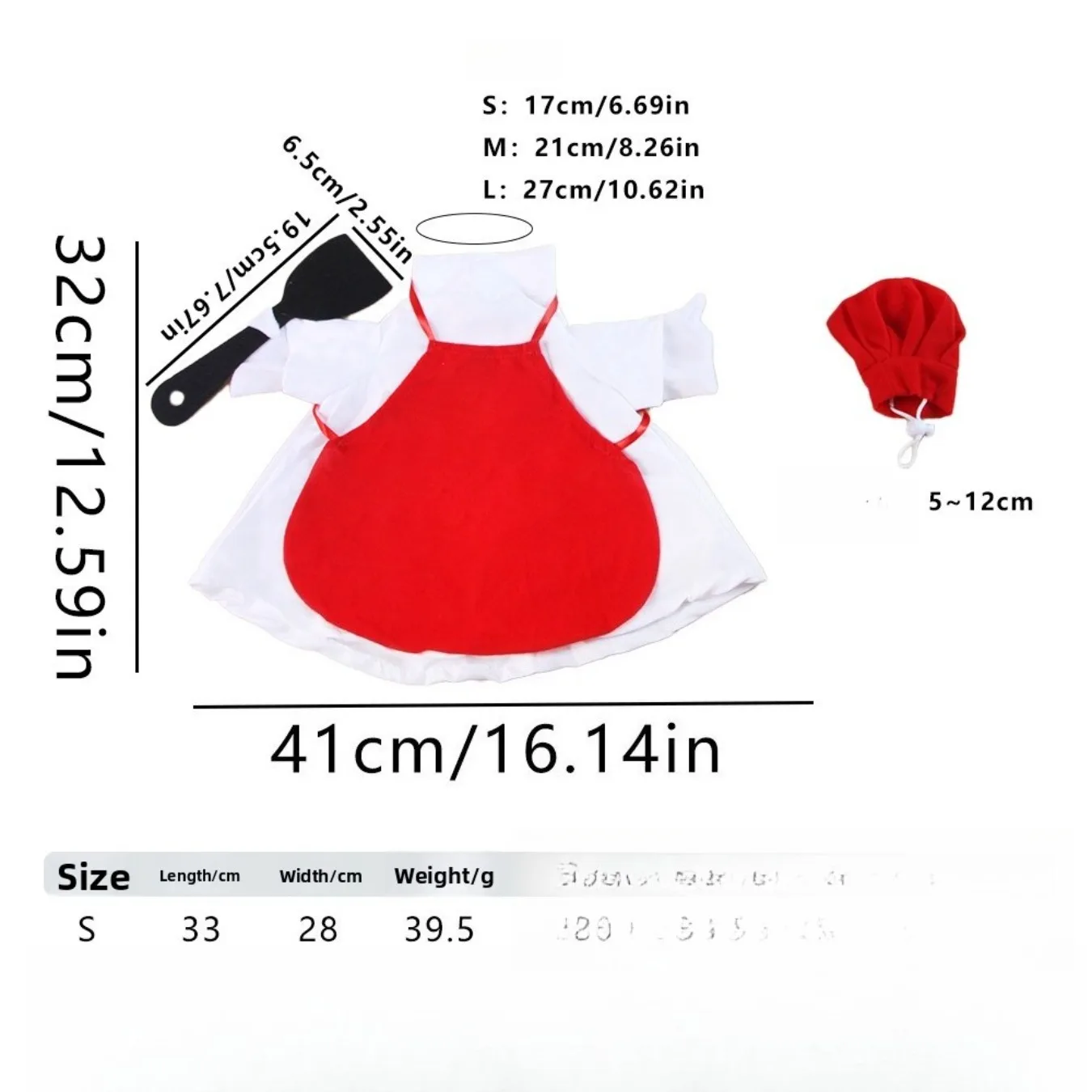Female Porch Goose Outfit Chef Suit Decorative Pet Goose Costume For Garden Lawn Party Display Goose Figure Not Included