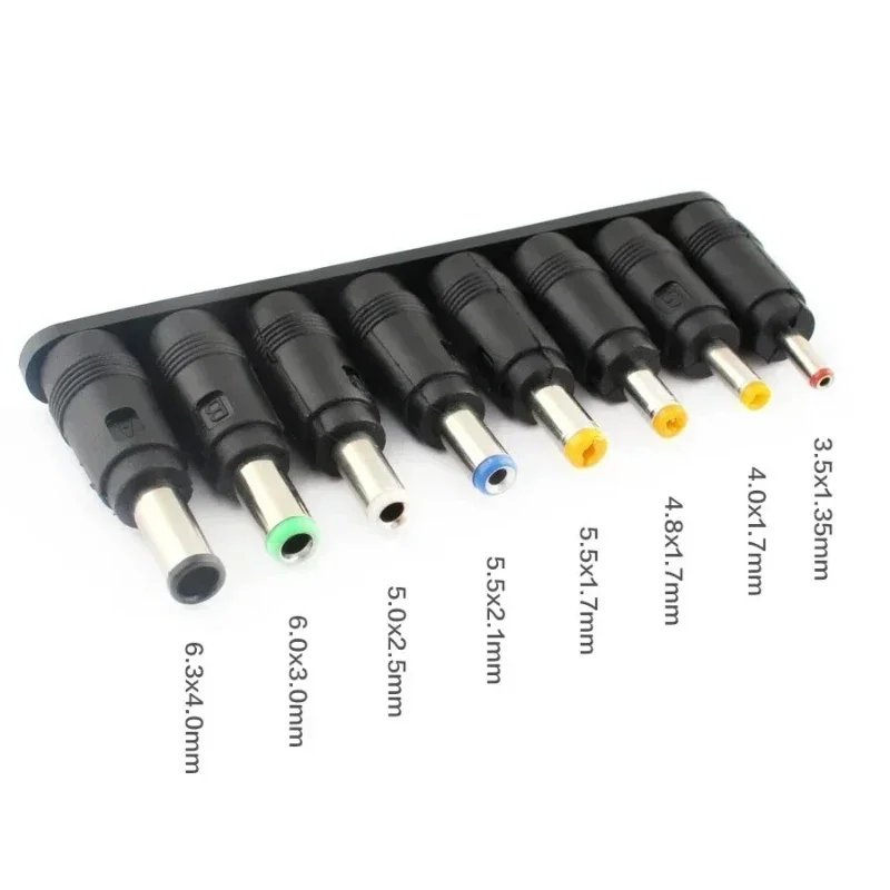 8/10/23PCS DC Power Adapter Connector Kit Male To Female 5.5x2.1mm Universal Jack Socket DC To Mirco USB Type C Plug Connector