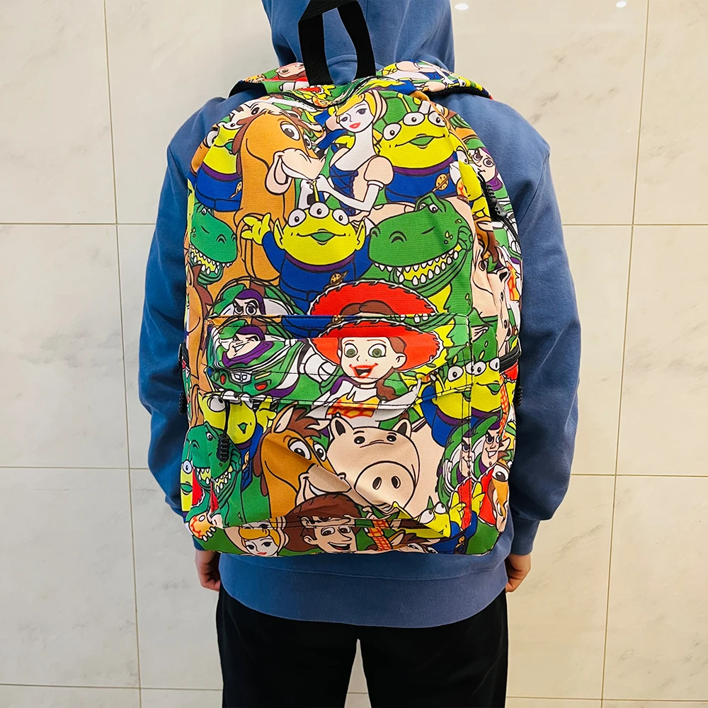 Disney Toy Story Woody 7741 Anime Backpacks Rucksacks Cartoon Backpack Casual Student Schoolbags travel Knapsack Unisex