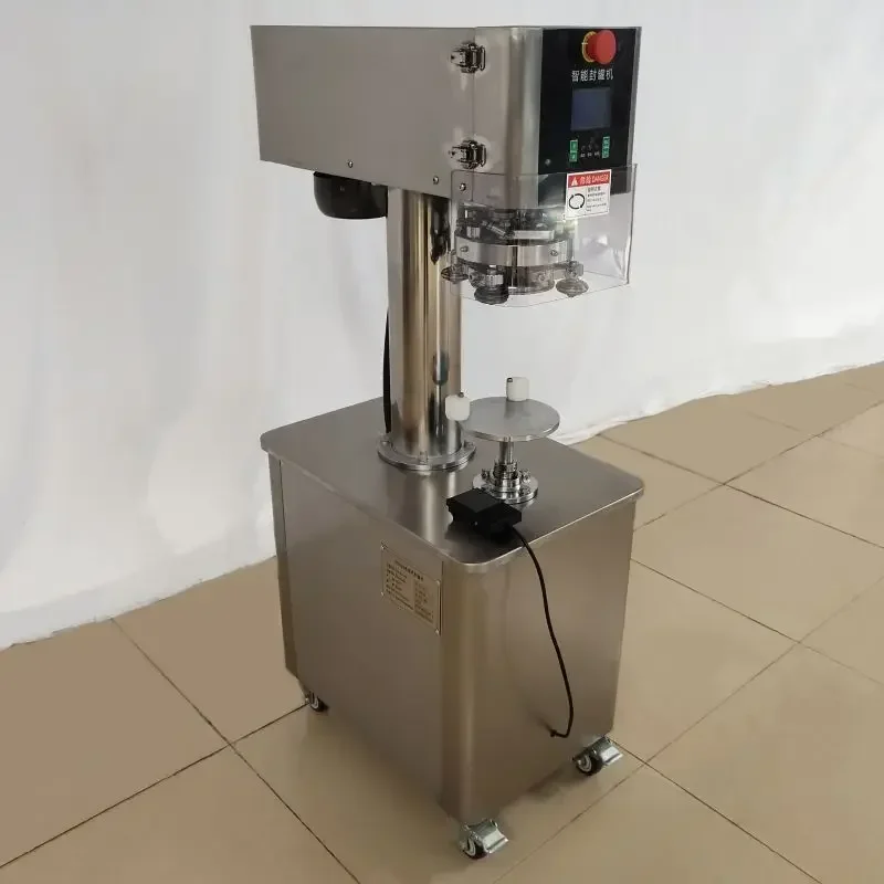 Cross-border Special Supply Semi-automatic Non-rotating Jar Sealer Soda Tin Can Seamer Automatic Can Sealing Machine