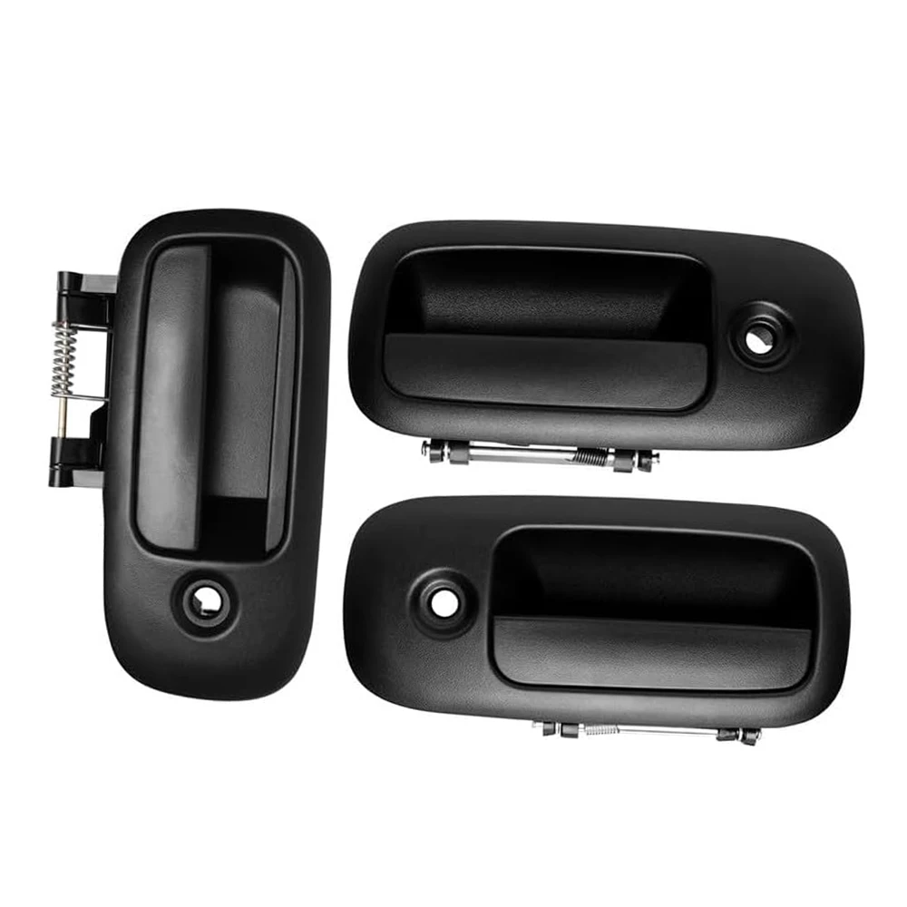 3pcs Exterior Door Handle for Chevrolet Express GMC Savana 1500 2500 1996 1997 1998 1999 2000 2001 2002 2003 2004 2005 2006-2009