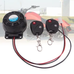 Klaxon d'alarme de moto télécommandé, télécommande de moto, système de sécurité antivol, touristes, salle de bain T, 12V, 105 dB, 125dB