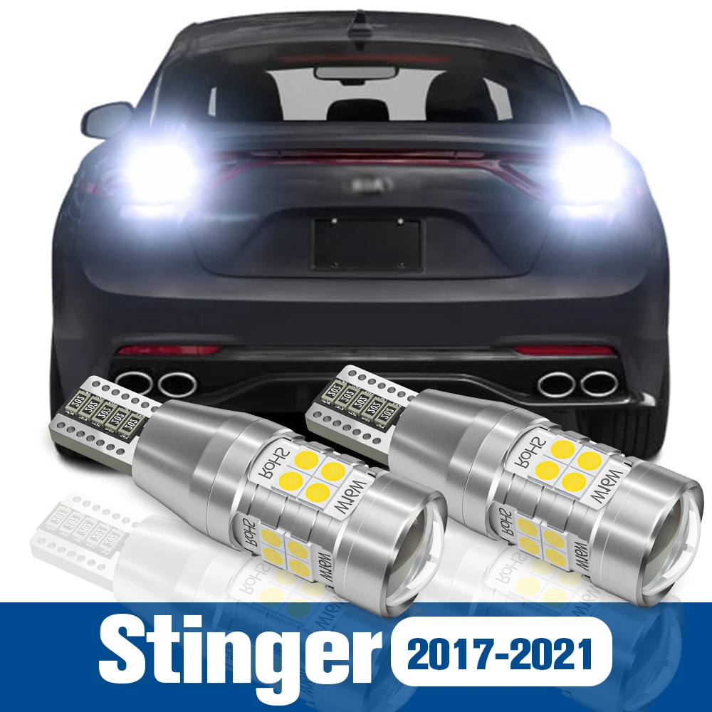 

2pcs LED Reverse Light Back up Lamp Accessories Canbus For Kia Stinger 2017 2018 2019 2020 2021