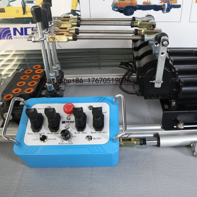 

Hot Sale 4 Levers Truck Crane Joystick Remote Control Hydraulic Proportional Valve Kit