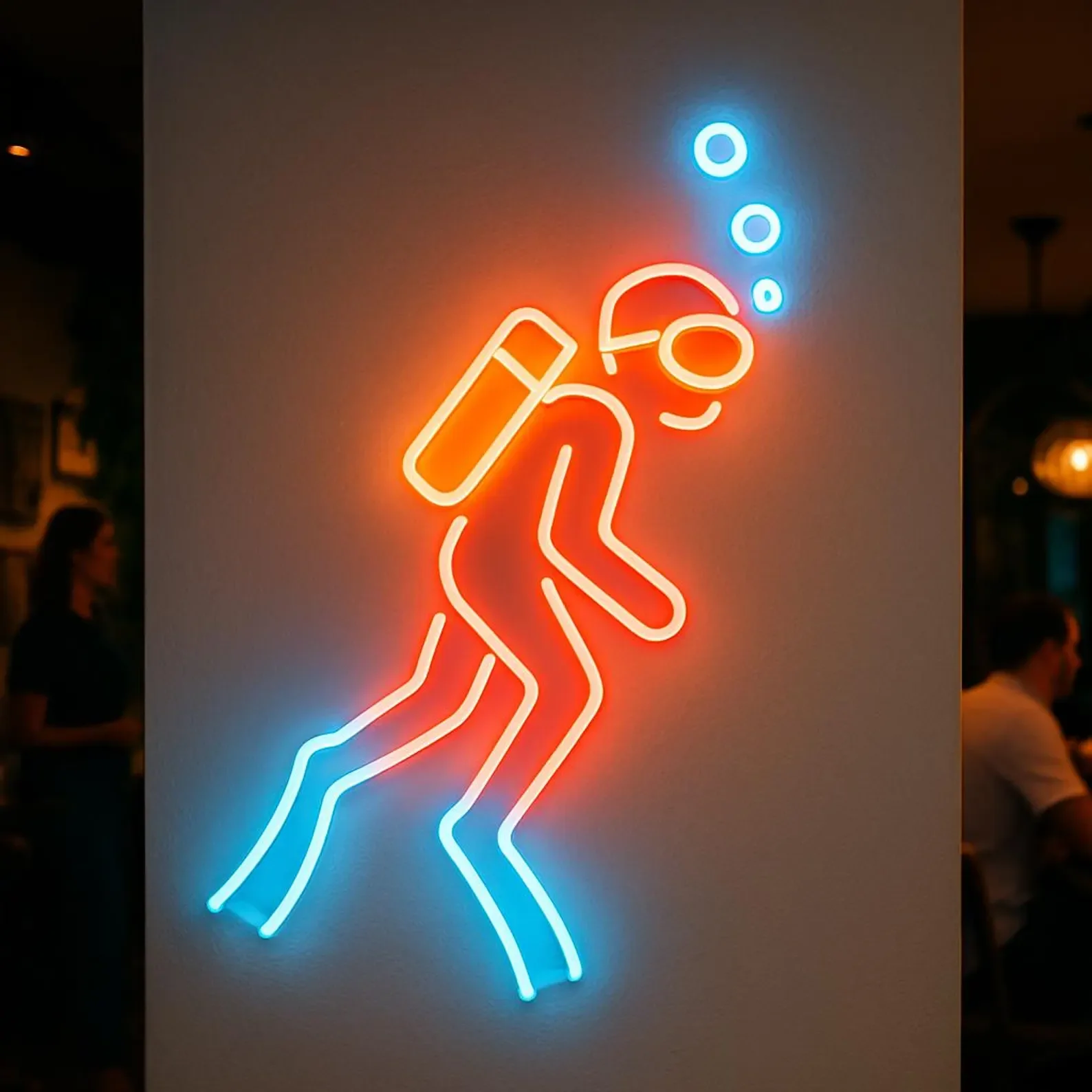 Synchronized Swimming Neon Sign, Underwater Swimming Light, Synchronized Swimming Schools Led Sign, Gift Idea for Swimmers
