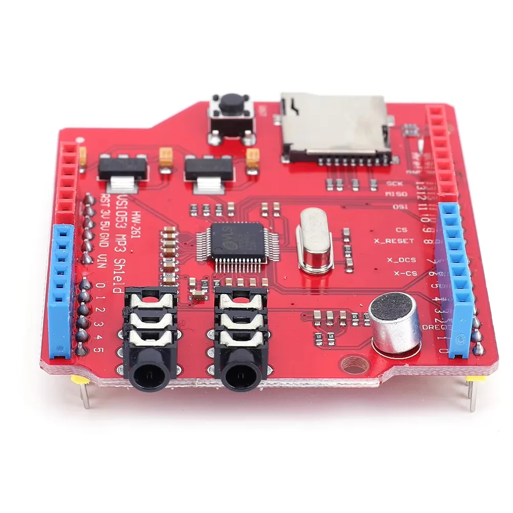 VS1053 MP3 Audio Decoder Module with Amplifier Onboard Recording Function for Arduino STM32 Raspberry Pi
