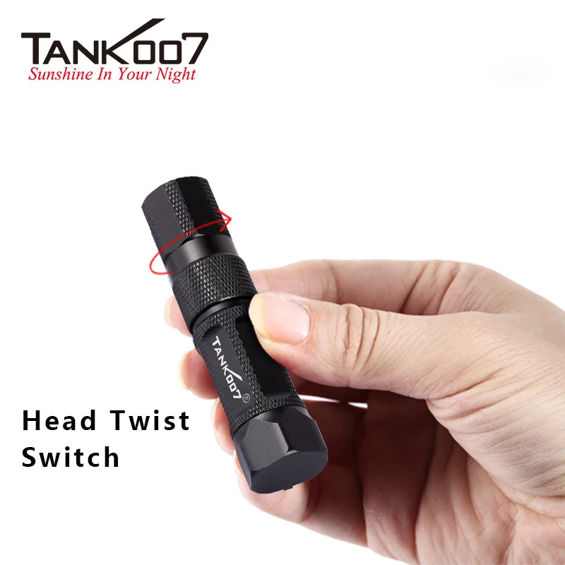 TANK007 mini Magnetic Flashlight M20 Adjustable Brightness EDC Flashlights LED AA Battery Emergency Lighting Torch Portable M20