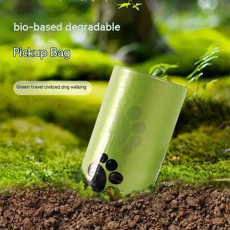 Disposable Biodegradable Garbage Bags Collect dog feces, pet garbage bags, feces, factory direct supply of 15 sticks/roll