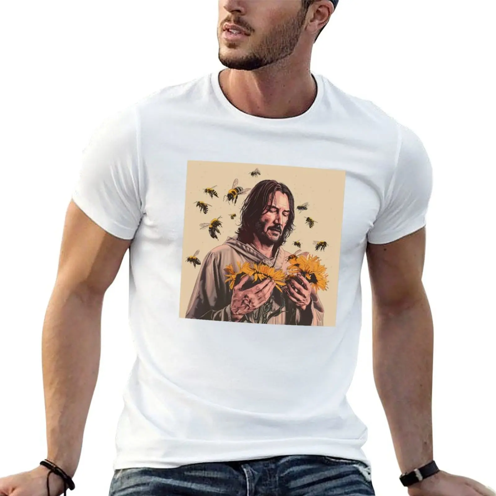 

shirts YAGA, Bees, JOHN Bee, and t man for Wick, graphic T-Shirt John Keanu BABA WICK Saint, Keanu Christ