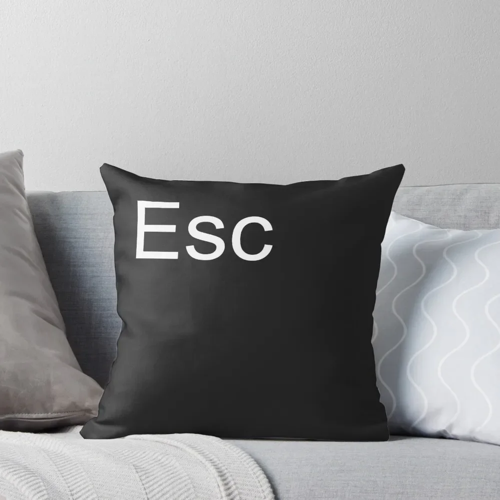 

Esc Pillow in Black Throw Pillow christmas decorations for home 2025 Sofa Cushion Cushions For Sofa pillow