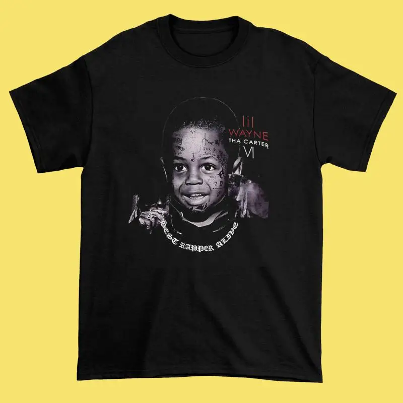 Lil Wayne Tha Carter VI 2025 All size S 5XL Fans Black  T shirt HRB311