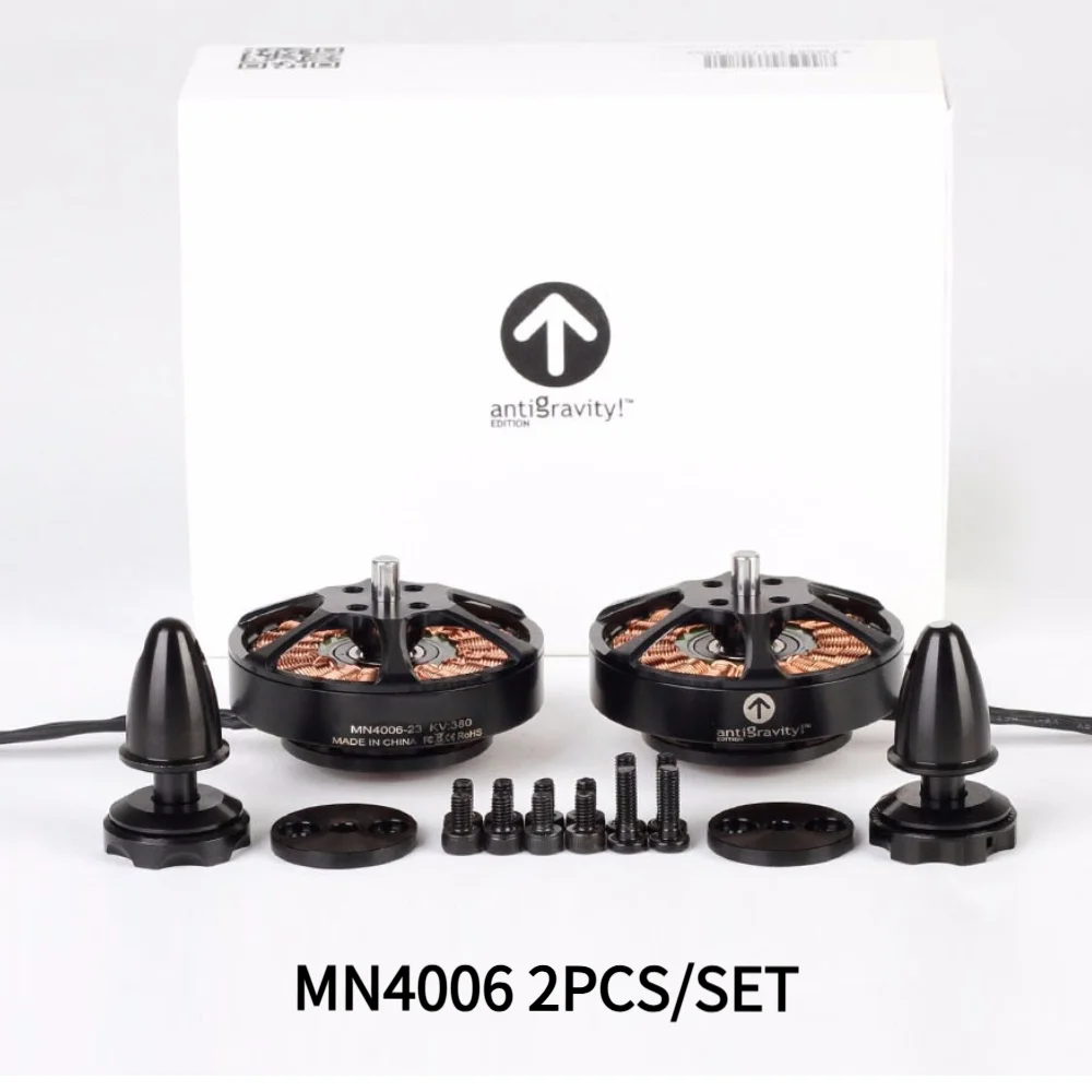 

LIGPOWER MN4006 2 шт./компл. kv380 бесщеточный двигатель, легкий весовой двигатель для БПЛА VTOL RC Drone Quadcopter Drone DIY часть