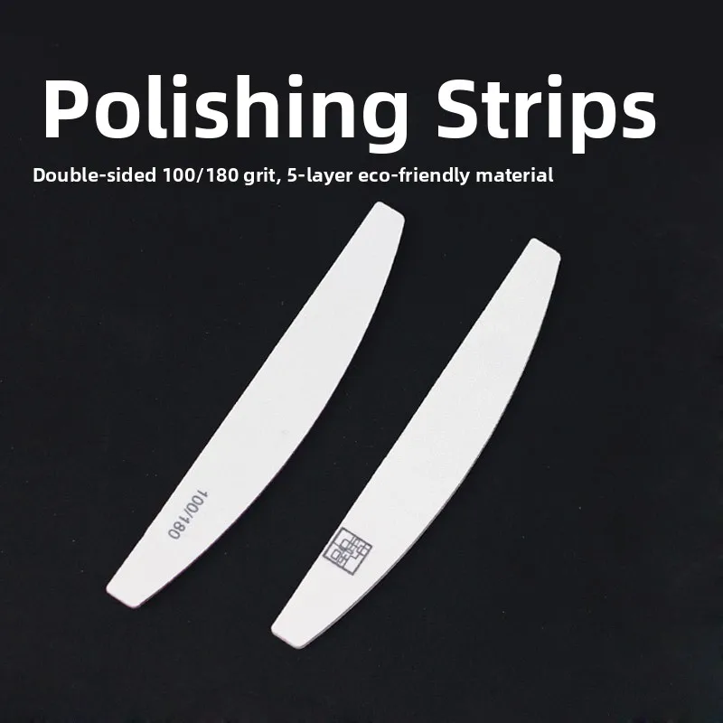 

High Quali Handmade Leather DIY Sanding Strip Double Sided Leather Poliing Sti No Residue Sanding Pad